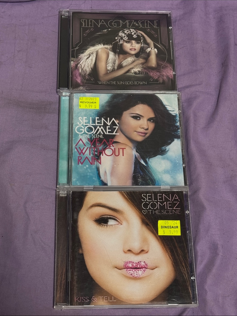3 Selena Gomez Cd's